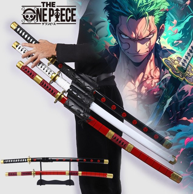 Bandai One Piece Roronoa Zoro Katana Ninja-Messer Schwert, Holz - Bild 1