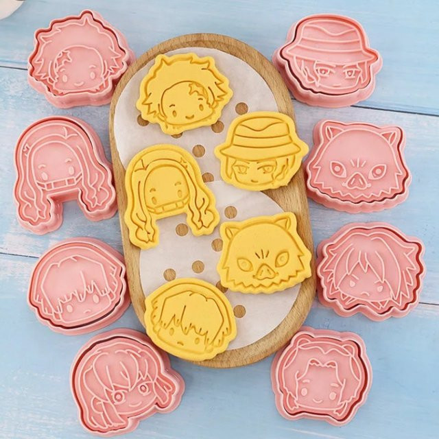 Bandai Demon Slayer Kuchen-Ausstechformen-Set, Tanjirou Nezuko, Keks-Werkzeugset - Bild 1