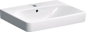 Geberit Waschtisch Smyle Square in Weiß mit Überlauf aus Keramik B: 60 cm, T: 48 cm - Bild 1