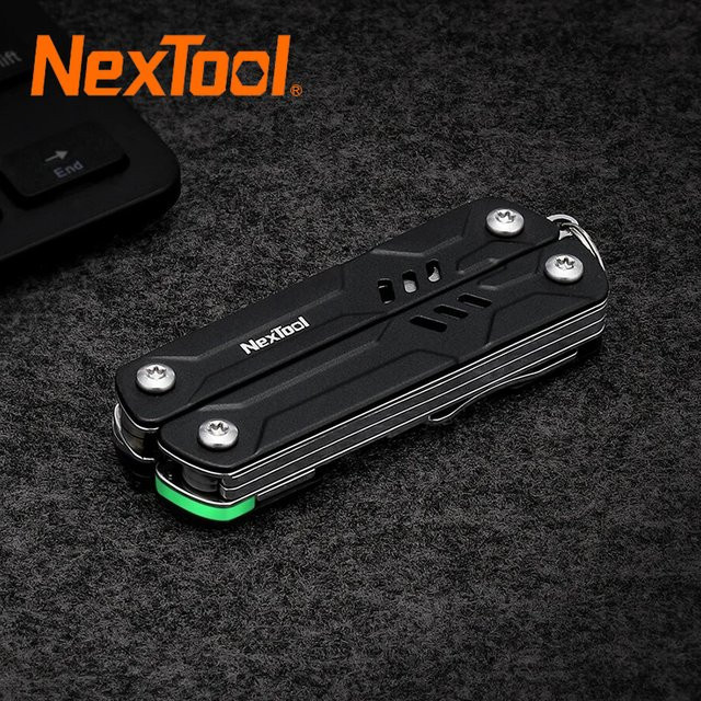 NexTool Mini-Sailor-Zange Lite 10-in-1 Multitool Schlüsselanhänger in Schwarz - Bild 1