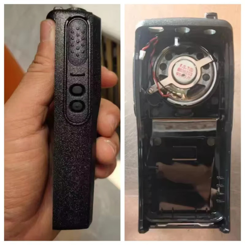 Motorola Radio-Frontabdeckung Gehäuse-Set mit Lautsprecher in Schwarz für Walkie-Talkie Reparaturteile DEP450 CP200d DP1400 XIR P3688 - Bild 2