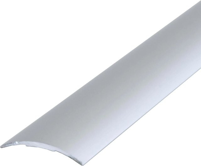 Dalsys Übergangsleiste Anpassungsprofil aus Aluminium selbstklebend Silber B: 186 cm, H: 6 cm - Bild 1