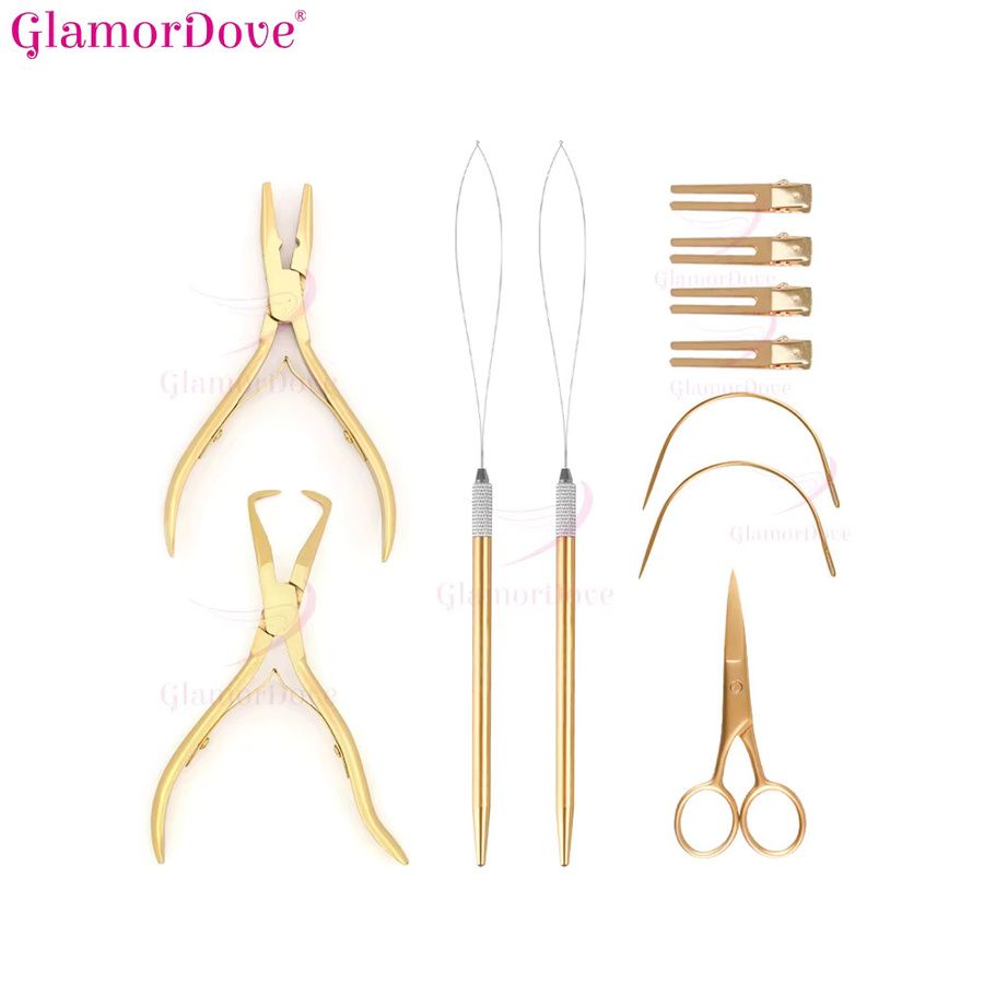 GlamorDove Haarverlängerungszangen-Set - Bild 2
