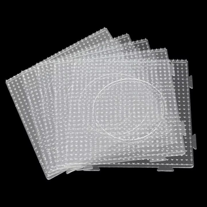 Hama Mini-Schmelzperlen-Unterlagen, Kunststoff, Transparent, Zubehör - Bild 3