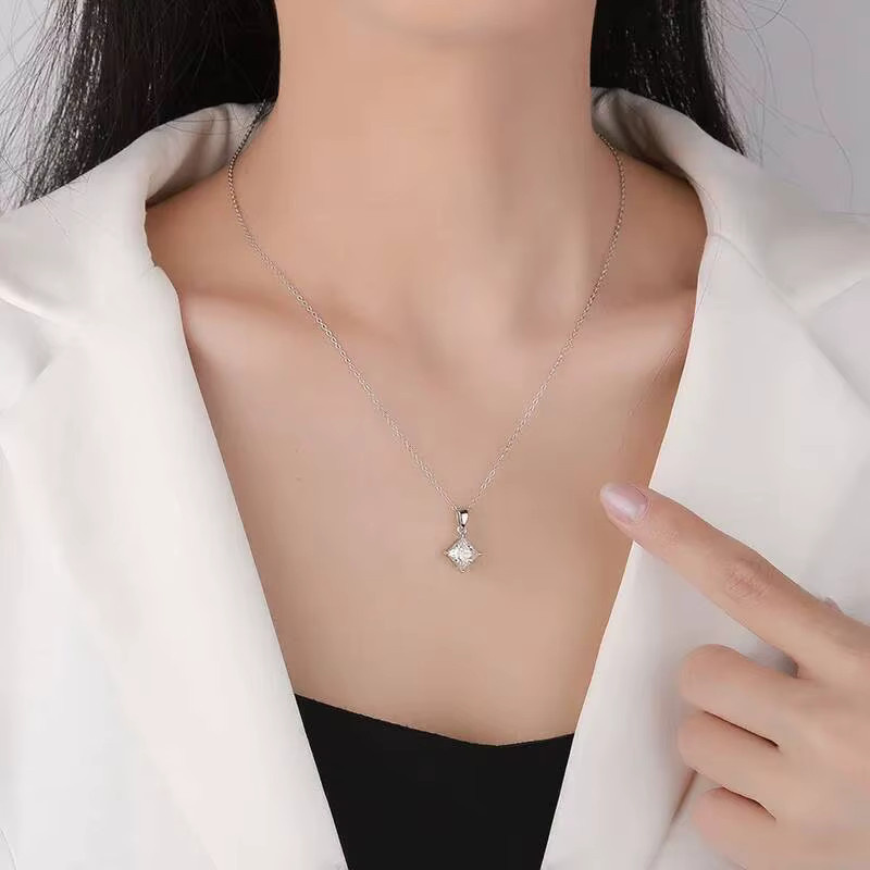 JoiasHome Halskette, Moissanit, 925 Silber, Damen - Bild 4