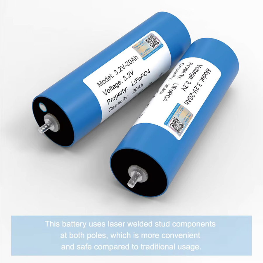 Varicore Grade A LiFePO4 Lithium-Eisenphosphat-Zelle 3,2V 20Ah C40 für Solar- und DIY-Anwendungen in Blau - Bild 4