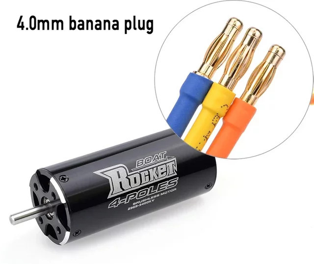 SURPASSHOBBY Rocket 2968 3400KV 3800KV Motor, Zubehör, Metall, Schwarz - Bild 1