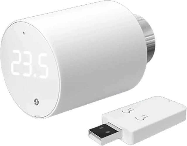 Shelly BLU TRV Heizkörperthermostat mit Gateway 3er Pack Bluetooth und Wi-Fi Weiß - Bild 1