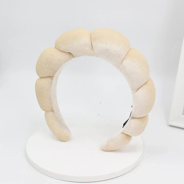 Love Home Garden Stirnband aus Samt, Champagner, Damen - Bild 1