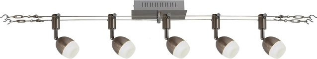 Näve LED-Seilsystem Tony Deckenspots in Silber mit warmweißem Licht - Bild 1