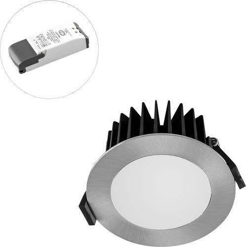 EVN LED-Einbauleuchte L44101327 in Chrom, 10W, rund und modern - Bild 1