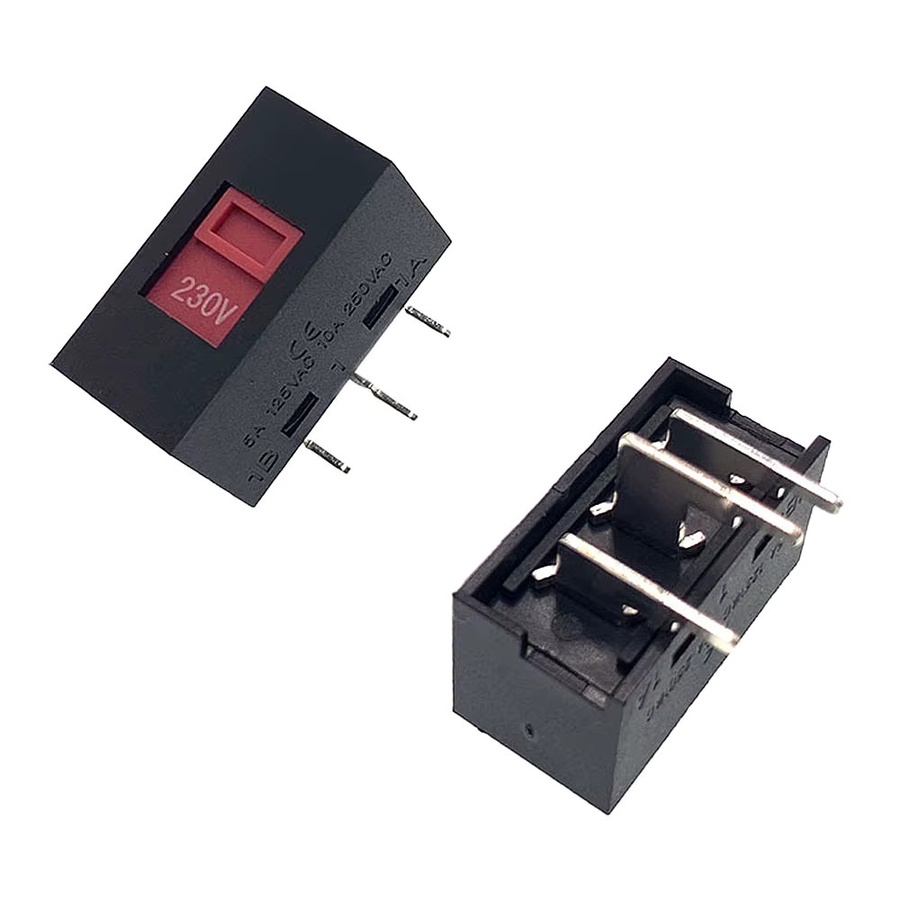 FRHY 10er Set PBS-110 Schiebeschalter 6Pin/3Pin 115V-230V AC für Netzteil Schaltung und Bedienfeld - Bild 2