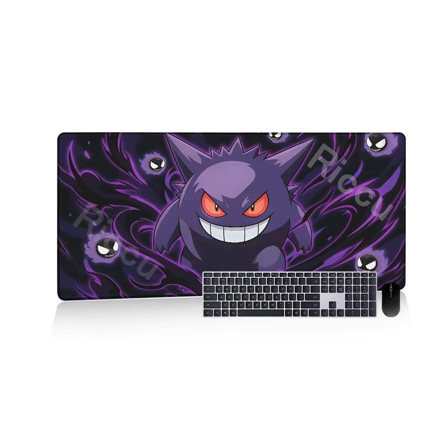 Großes Mauspad G-Gengar Anime Pokemon Schreibtischunterlage für Gaming und Computer - Bild 4