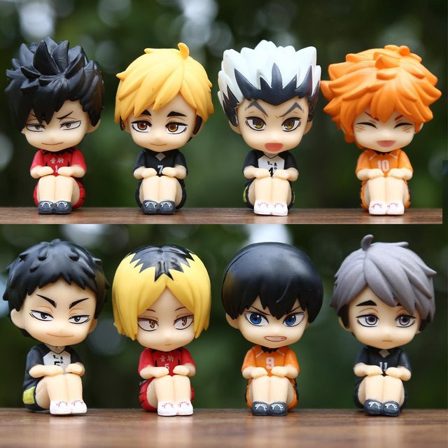 Yiran toy 1 Haikyuu!! Actionfiguren PVC 8-teiliges Set - Bild 1