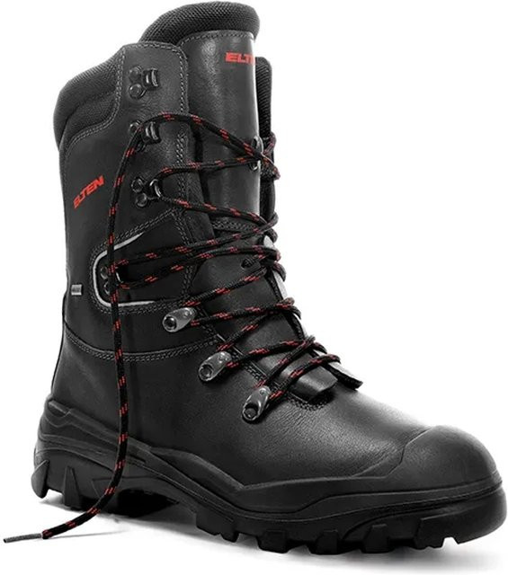 Elten Forststiefel Arborist GTX S3 Ci aus Rindleder in Schwarz, Größe 39 - Bild 1