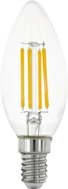 Eglo LED Leuchtmittel E14 Kerzenform in Warmweiß mit 470 Lumen und 2,2 W - Bild 1
