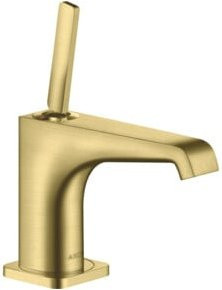 Hansgrohe Axor Citterio Standventil mit Pin-Griff in Brushed Brass, 3/8 Zoll, Keramikoberfläche - Bild 1