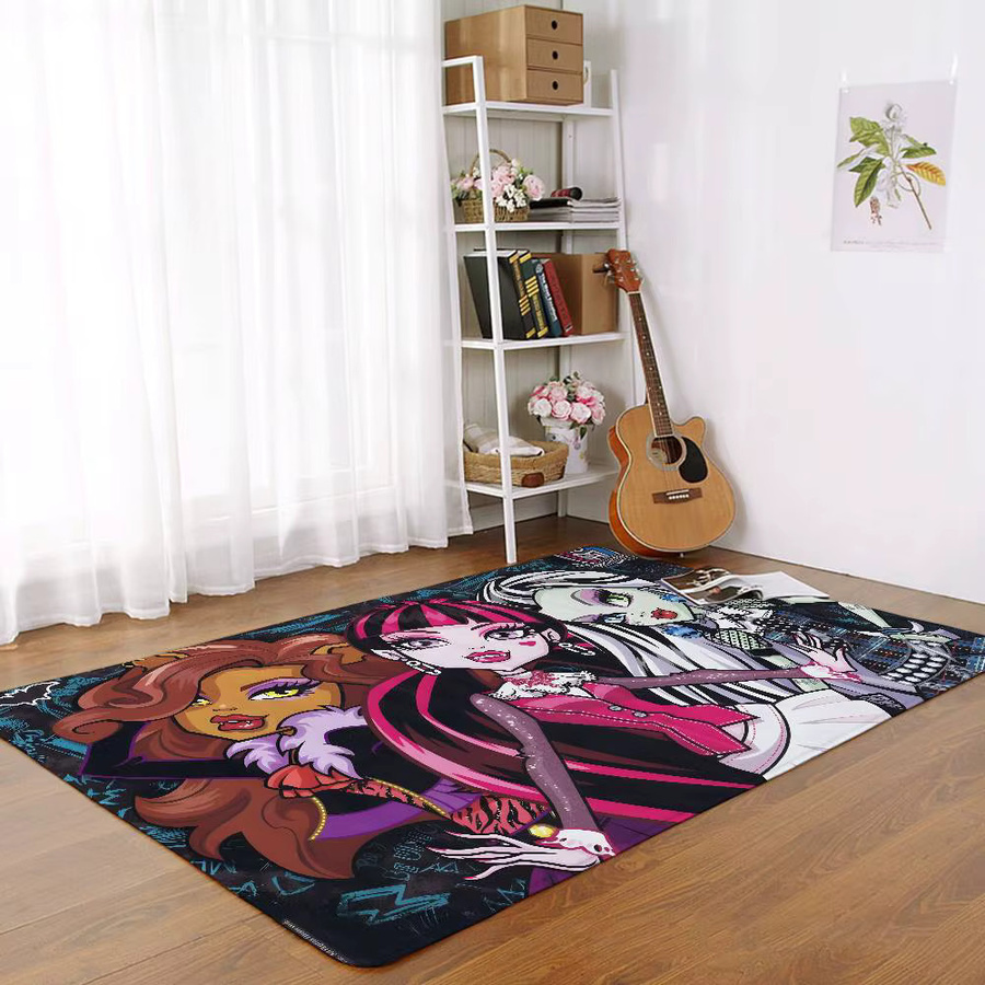 Rutschfeste Anime-E-Monster Fußmatte von Bilibili in Multicolour, Rechteckig, Breite: 60 cm, Tiefe: 40 cm - Bild 6