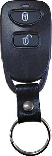 Hyundai Remote Key Shell Ersatzgehäuse mit 2 oder 3 Tasten in Schwarz für Tucson, Elantra, Akzent und Santa Fe - Bild 1