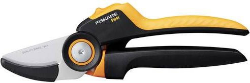 Fiskars X-series Amboss-Gartenschere P941 in Schwarz und Orange mit ergonomischem Griff und präzisionsgeschliffener Klinge - Bild 1