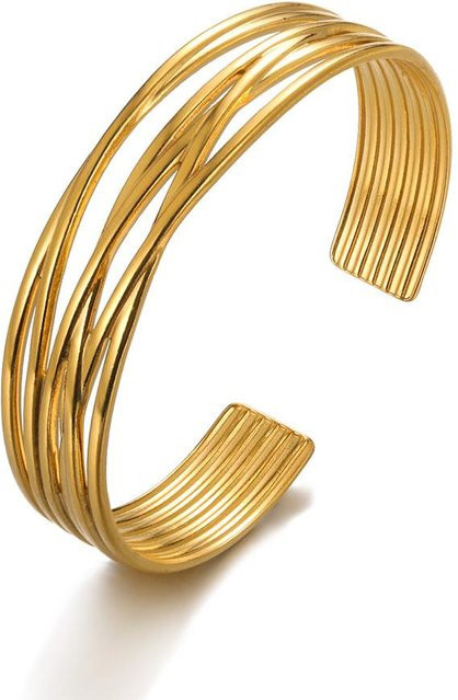 Armband Edelstahl, Gold, Unisex - Bild 1