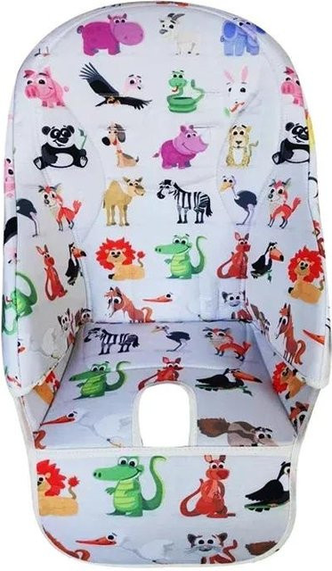 MARKET-2 Babyhochstuhl Sitzbezug aus Oxford-Gewebe in Multicolour, kompatibel mit Prima Pappa Siesta Zero 3 Aag Baoneo Esszimmerstühlen - Bild 1