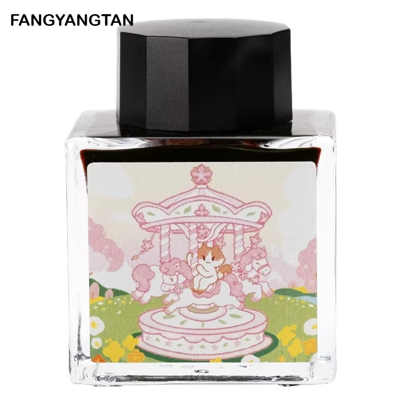 FANGYANGTAN Glänzende Füllfederhaltertinte in 49 Farben, Kohlenstofffrei, 20 ml pro Flasche, Multicolour Schreibwaren für Glas-Dip-Pen und Schulbedarf - Bild 2