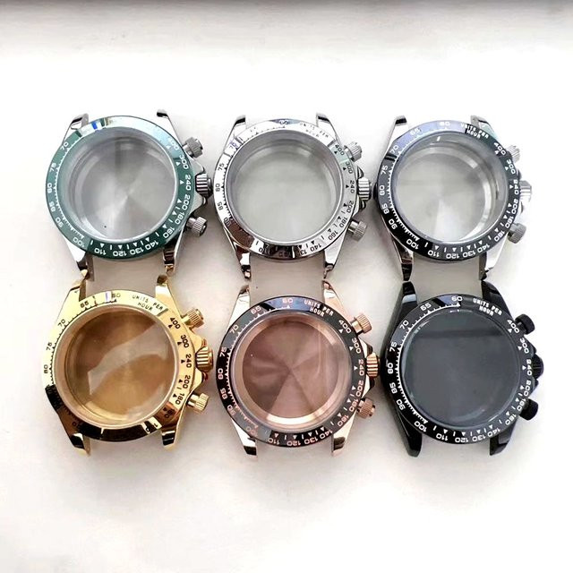 OUMASHI Uhrenzubehör Gehäuse Edelstahl, 39,3 mm, Herren, Silber - Bild 1