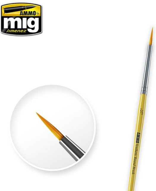 AMMO by MIG Jimenez Synthetic Round Brush, 2/0 - Bild 1