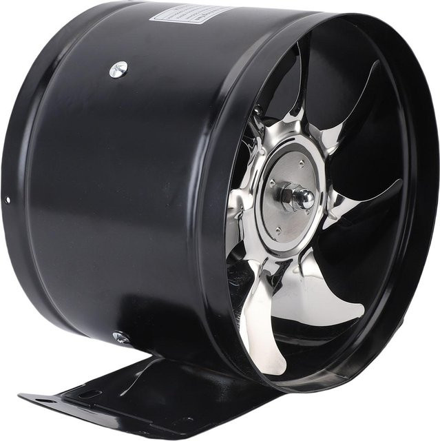 Tragbare Dunstabzugshaube Aimo 8 Zoll in Schwarz mit starkem Wind und geringer Geräuschentwicklung für Indoor Hot Pot und Wohnmobil-Küche - Bild 1