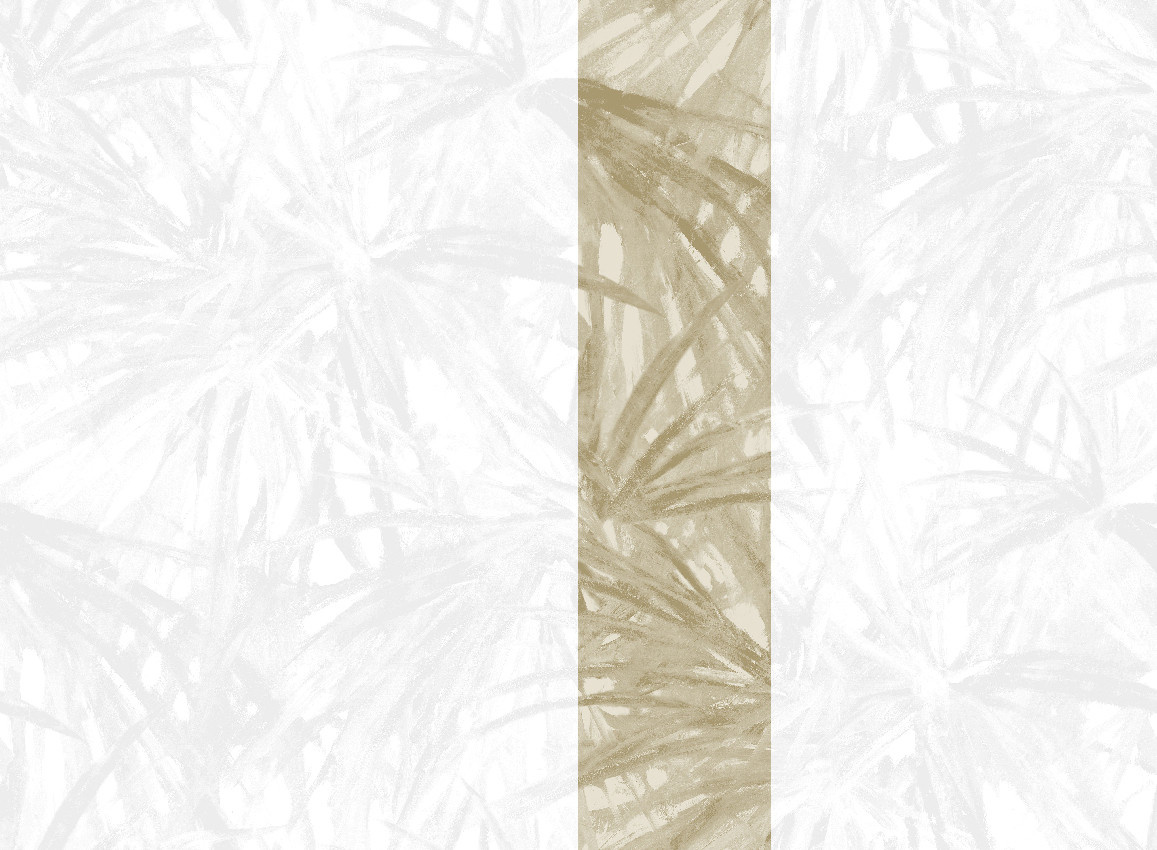Jannelli & Volpi Mural Matira Sepia Panel 4 Wandgestaltung mit floralem Motiv in Braun und Beige aus Vinyl - Bild 1