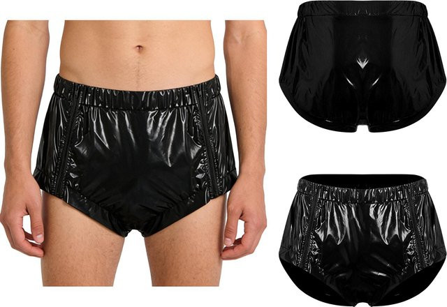 Daenrui Windelüberhose, wasserdicht, schwarz, 3XL, Unisex - Bild 1