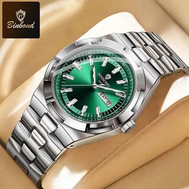 BINBOND Armbanduhr Quarz, Edelstahl, Herren - Bild 1