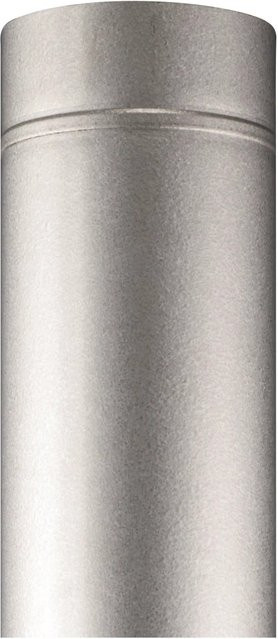Firefix Rauchrohr aus Stahl in Silber, Durchmesser: 12 cm, Länge: 25 cm - Bild 1