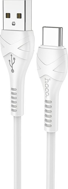 HOCO X37 Daten- und Ladekabel USB-A auf USB-C, 18W, Weiß, Länge: 1 m - Bild 1