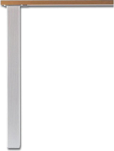 vasalat Set Camar Aluminia Tischfuß aus Aluminium in Silber, gerillt, höhenverstellbar 705-735 mm, B/T: 6 x 6 cm - Bild 1