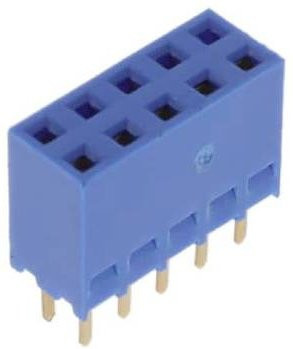 Amphenol Buchsenleiste Standard 76314-105LF in Blau - Bild 1