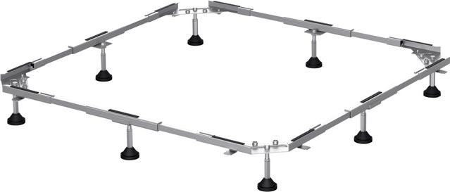 Bette Fuß-System für Steel Duschwannen in Silber, B/B: 80 x 80 cm - Bild 1