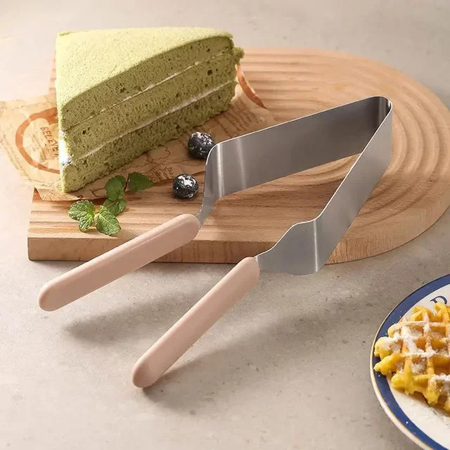 Einstellbarer Kuchenschneider aus Edelstahl in Silber für präzise Tortenstücke und DIY-Backdekoration - Bild 1