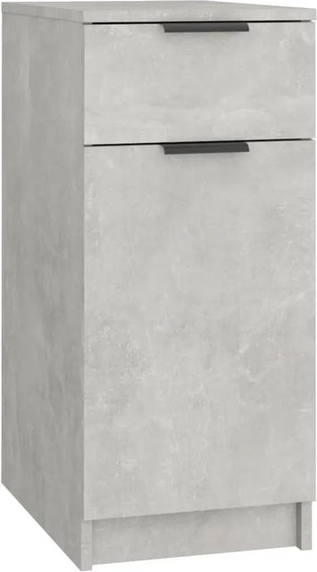 vidaXL Schreibtischschrank in Betongrau aus Holzwerkstoff B/T/H: 33,5 x 50 x 75 cm - Bild 1