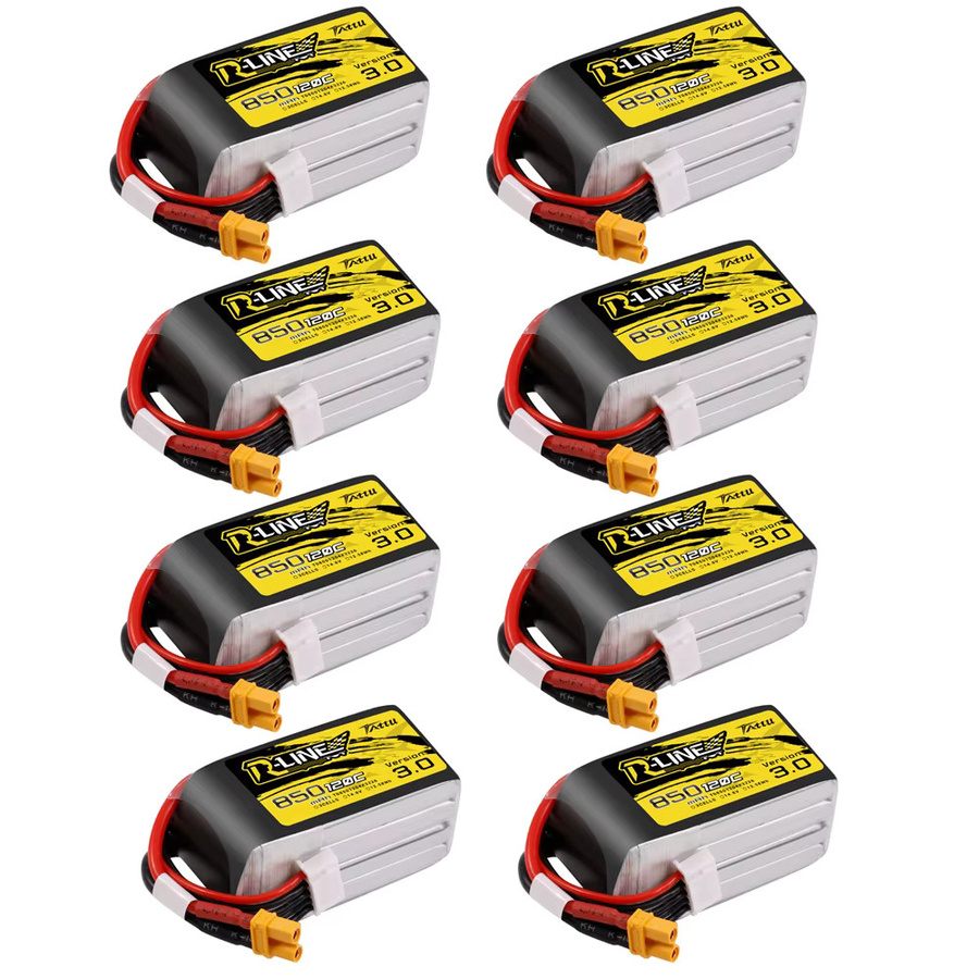 Tattu R-Line LiPo Akku 850mAh 3S/4S mit XT30 Stecker für FPV Racing Drohnen und RC Quadcopter - Bild 3