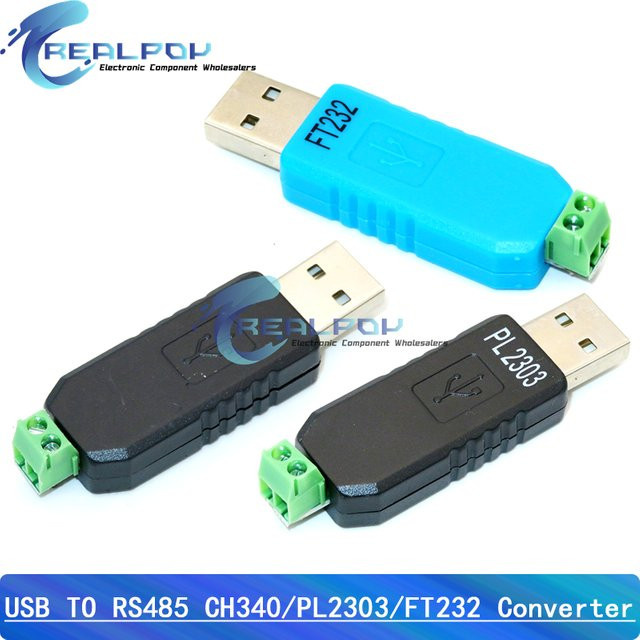 REALPOY USB zu RS485 Konverter Adapter für Arduino, kompatibel mit Windows und Linux - Bild 1