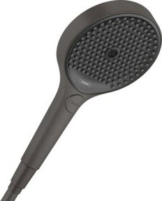 Hansgrohe Handbrause Rainfinity 130 in Graphite mit 3 Strahlarten und Anti-Kalk-Funktion, Durchmesser: 13 cm - Bild 1