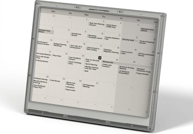 TRMNL X Smartes E-Ink Display 10.3 Zoll mit Battery Upgrade in Transparent - Bild 1