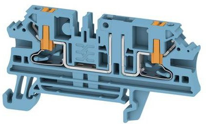 Weidmüller Grundklemme für Bauelementstecker Steck-Klemm Blau, 50 Stück - Bild 1