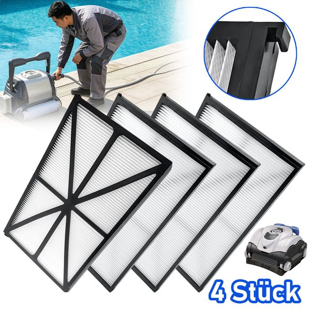 Hayward RCX70101 Filterelement Set für Roboter-Poolreiniger, 4 Stück, Weiß - Bild 1