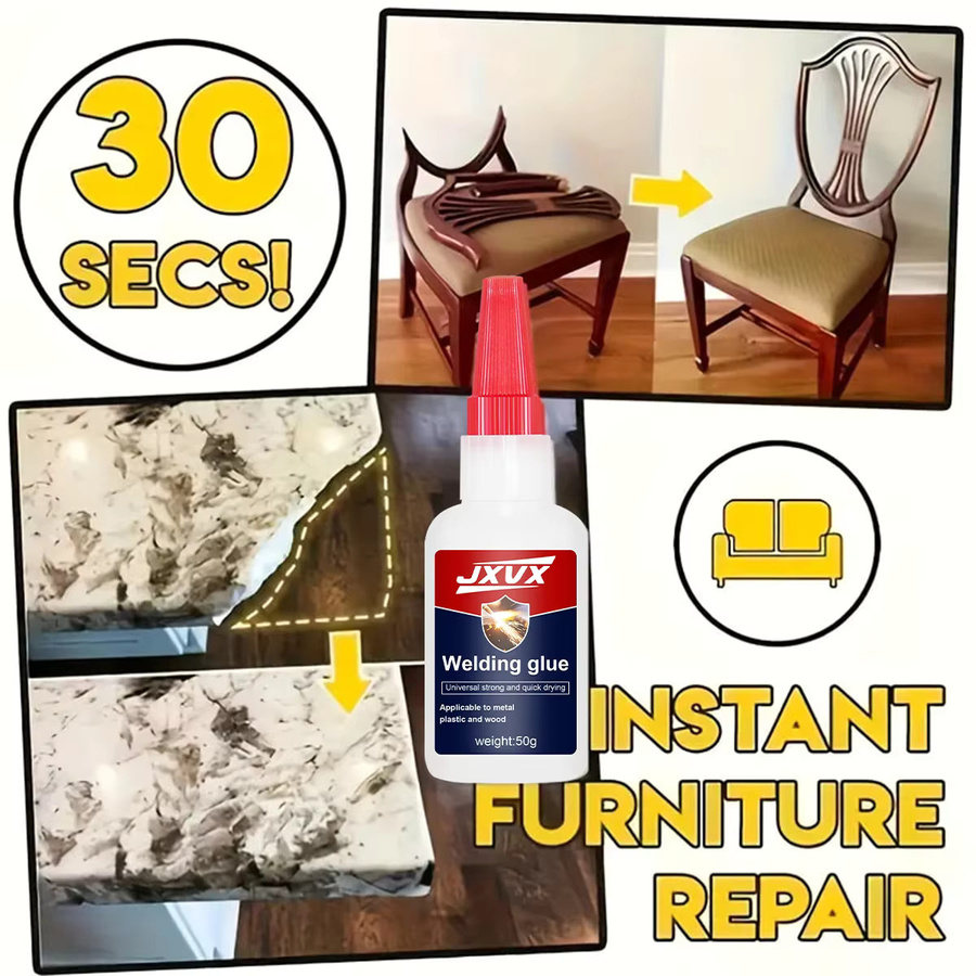LOOLIFL Universal-Ölkleber Original Super Repair, multifunktionaler Spezialklebstoff für Metall, Holz und Kunststoff, 50 g, weiß - Bild 4