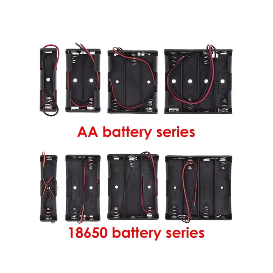 Estardyn AA 18650 Batteriehaltergehäuse mit Kabel in Schwarz für USB-C Projekte und Heimwerker - Bild 4