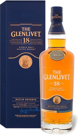 The Glenlivet Single Malt Scotch Whisky, 18 Jahre, 0,7 l