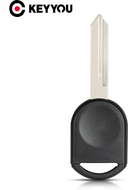 Keyyou 10er Set Transponder Schlüsselrohlinge für Ford C-Max, F350, Fiesta, F150 und Mustang in Schwarz - Bild 1